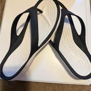 Crocs Women's Black Sandals size 8